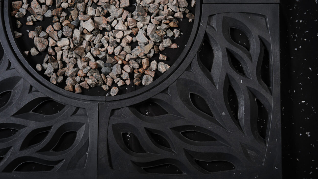 Приствольная решетка для дерева ZKING CRUST 1.2х1.2м Черная в Истре фото