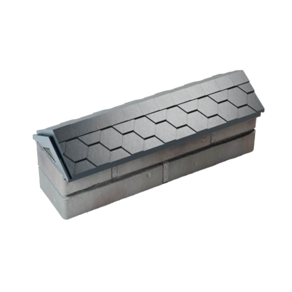 Парапет Zking Эверест Серый с посадкой на 0.5 кирпича (130мм) в Истре фото